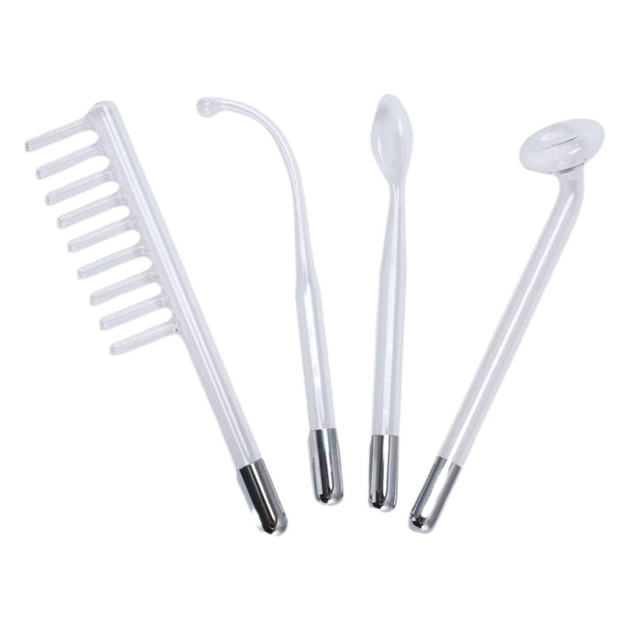 Высокочастотная трубка для электротерапии Высокочастотная палочка для электротерапии инструмент красоты стеклянная трубка гребень для электротерапии красный свет стекло для электротерапии высокого цикла