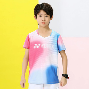 New children's junior badminton clothes children's clothing boys and girls breathable tennis competition clothes training sportswear 3702