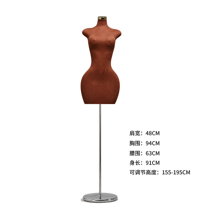 Tienda de ropa modelo de tamaño grande accesorios de ropa de mujer ventana de busto mm pequeña muñeca gorda gran muñeca de trasero tabla de exhibición estante image 22