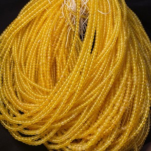 Songgang Factory Source Amber Beeswax Wholesale Chicken Fat Yellow Old Type 108 Buddha Beads 6-8 Full Standard Welfare