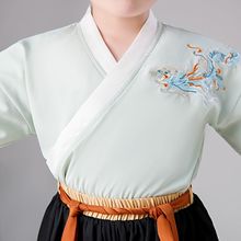 新款汉服男童中国古风国学服学生唐装幼儿园儿童演出服春夏秋款式