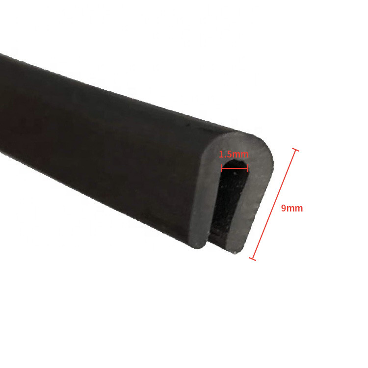 供应U型密封条 柜机门封条 U型玻璃包边防撞条 U型软胶金属保护条