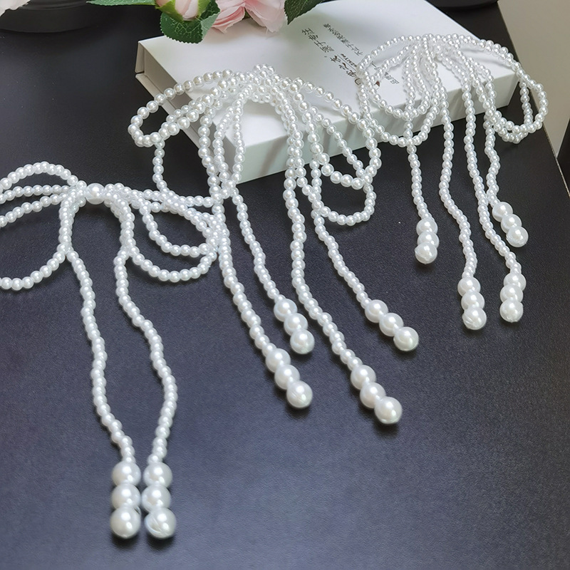 1 Piece Imitation Pearl Bow Knot Polished Accessory Material display picture 13