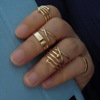 Fashionable ring, retro spiral hip-hop style suitable for men and women, internet celebrity, simple and elegant design