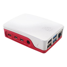 兼容树莓派 Raspberry Pi 适合3代/4代B型外壳 Case 红白色 盒子