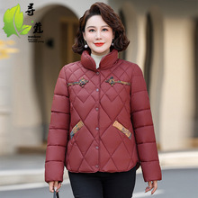 2024年中老年外套女大码宽松中年妈妈装棉衣60岁棉服50岁妇女冬装