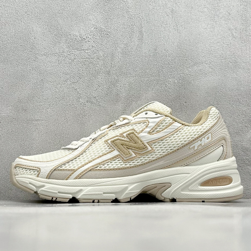 純粋なオリジナル NB740 ランニングシューズ通気性メッシュスポーツシューズ男性と女性のためのレトロな高さのパパシューズカップルファッショナブルな靴|undefined