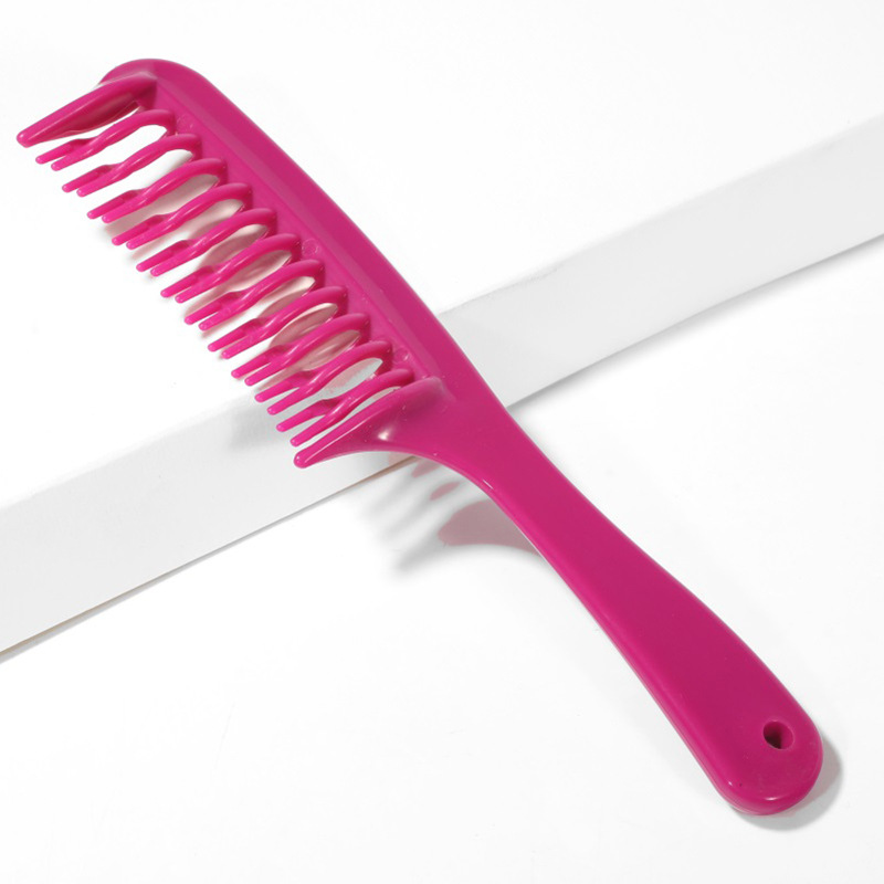 Basic Solid Color Plastic Hair Combs display picture 3