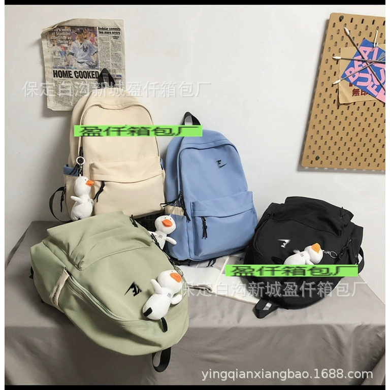 Backpack, fashionable school bag for elementary school students, capacious travel laptop for men and women for traveling, wholesale, simple and elegant design, for teenagers