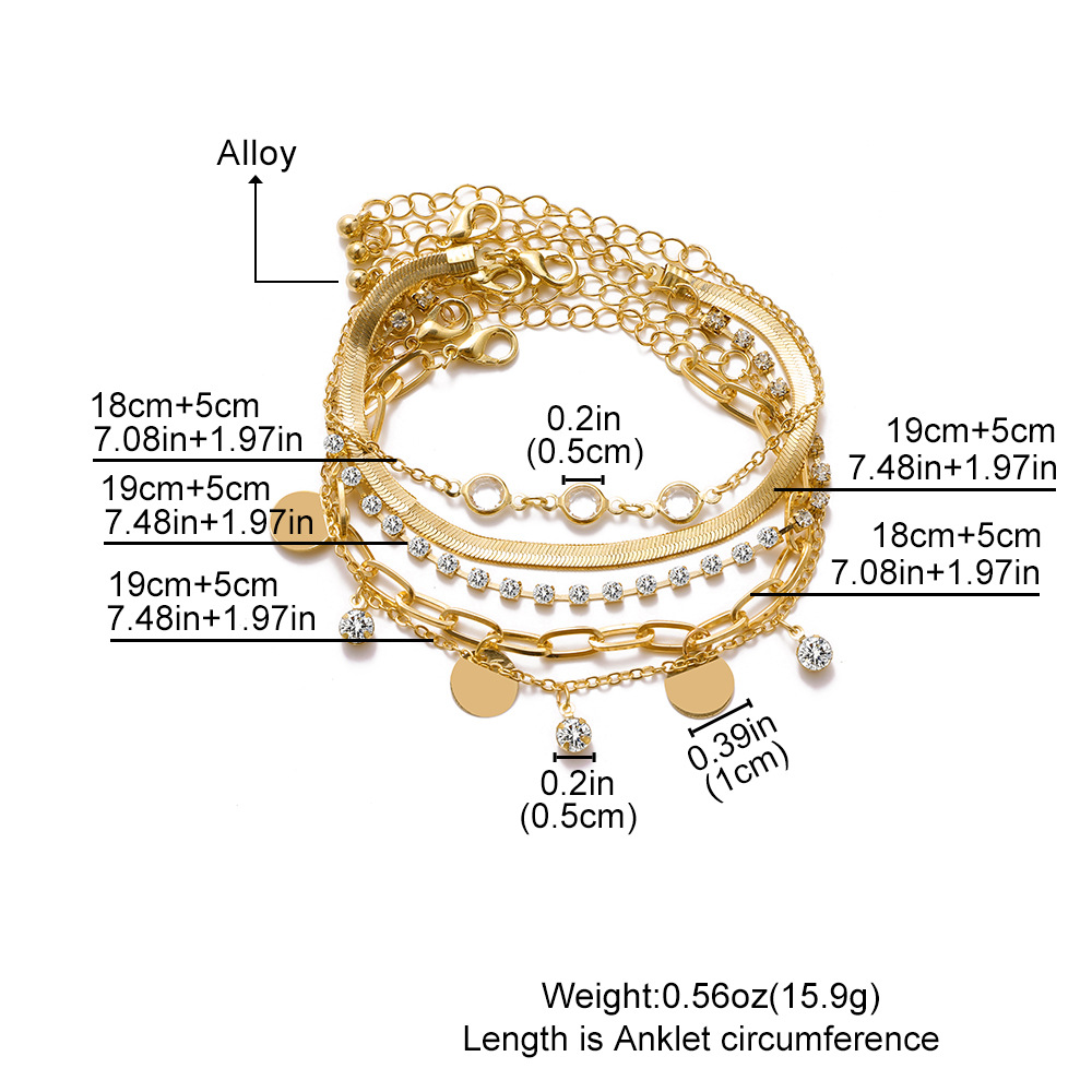 Alloy Chain Material Cuban Link Chain Curb Chain, cable chain, snake chain Chain Type Classic Style Geometric Butterfly Alloy Cuban Link Chain Curb Chain Cable Chain Snake Chain Lobster Trigger Clasp Closure Chain & Link Bracelets Wholesale