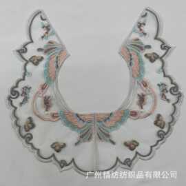 厂家直销假领云肩领花童装汉服中国风饰品辅料图片色钩针服装