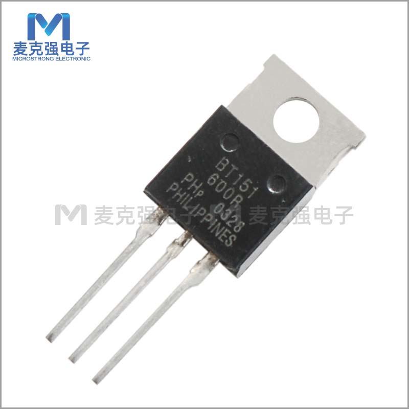 国产全新直插单向可控硅BT151-600R TO-220铁头晶闸管