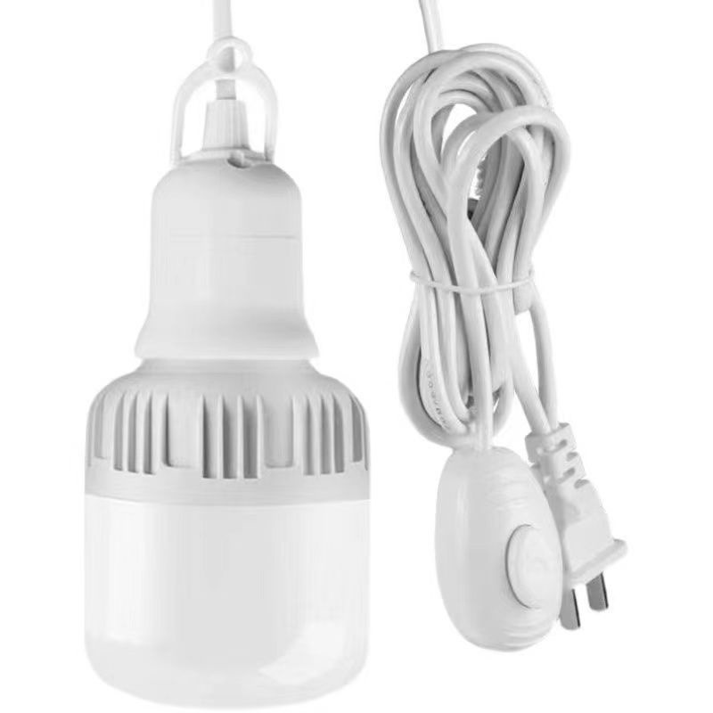 Bombilla LED, iluminación para el hogar, enchufe enchufable, portalámparas de tornillo E27, tipo colgante con enchufe, lámpara de ahorro de energía súper brillante