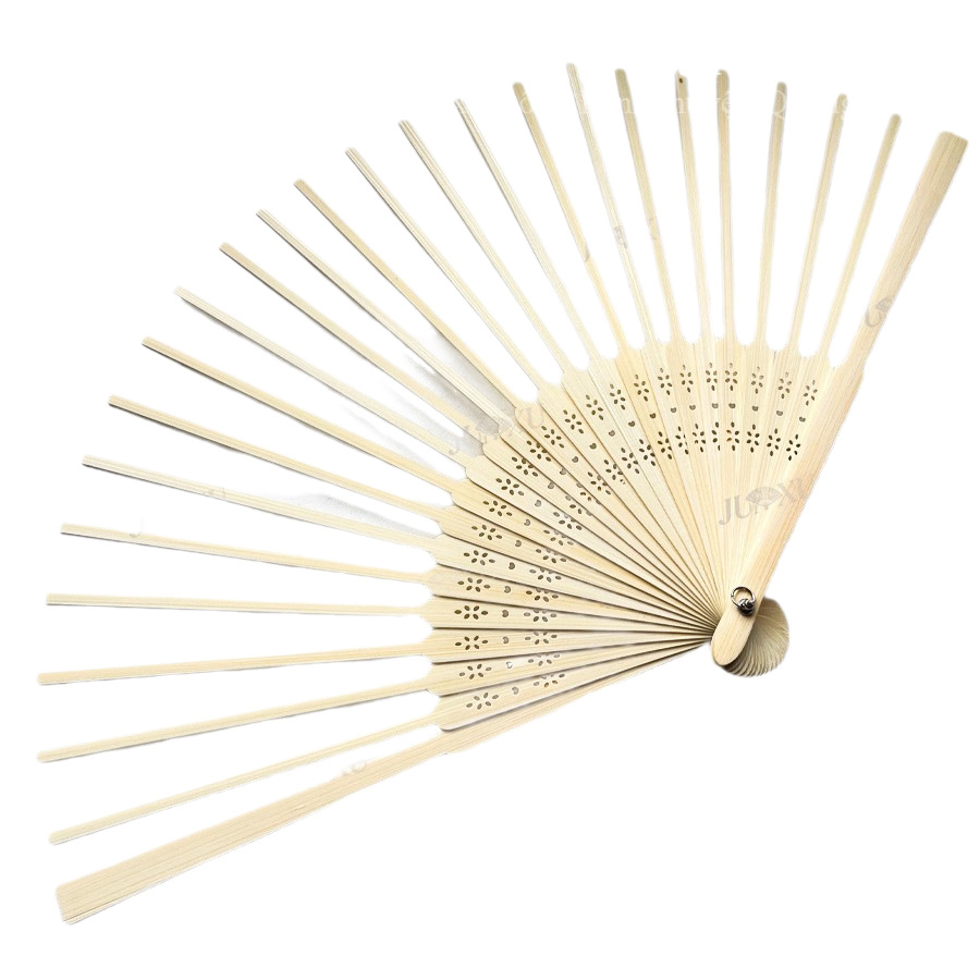 <unk> 21cm ventilador plegable hueso de bambú pequeño esqueleto de ventilador estilo chino diy hacer actividades de construcción de grupo hechas a mano al por mayor