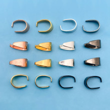 铁质瓜子扣多色光面防掉落吊坠连接扣手工diy手链项链饰品小配件