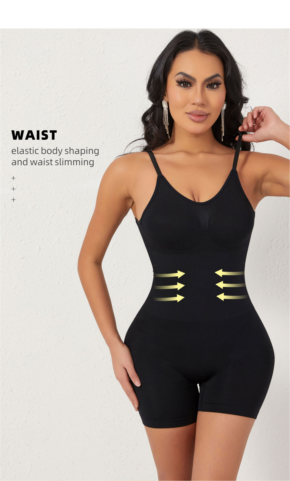 Nahtloser, rückenfreier Shapewear-Body – Bauchkontrolle & Po-Lifting Ganzkörperformer für Damen – Sexy Figurformende Unterwäsche (Schwarz/Nude/Kaffee)_voghion.com
