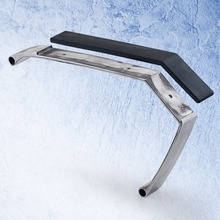 优质铝合金办公转椅扶手 表面抛光处理 大七扶手 可配胶面 实木面