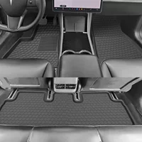 Подходит для Tesla ModelY трамвайные коврики передний багажник коврики Tesla ножки силиконовые аксессуары