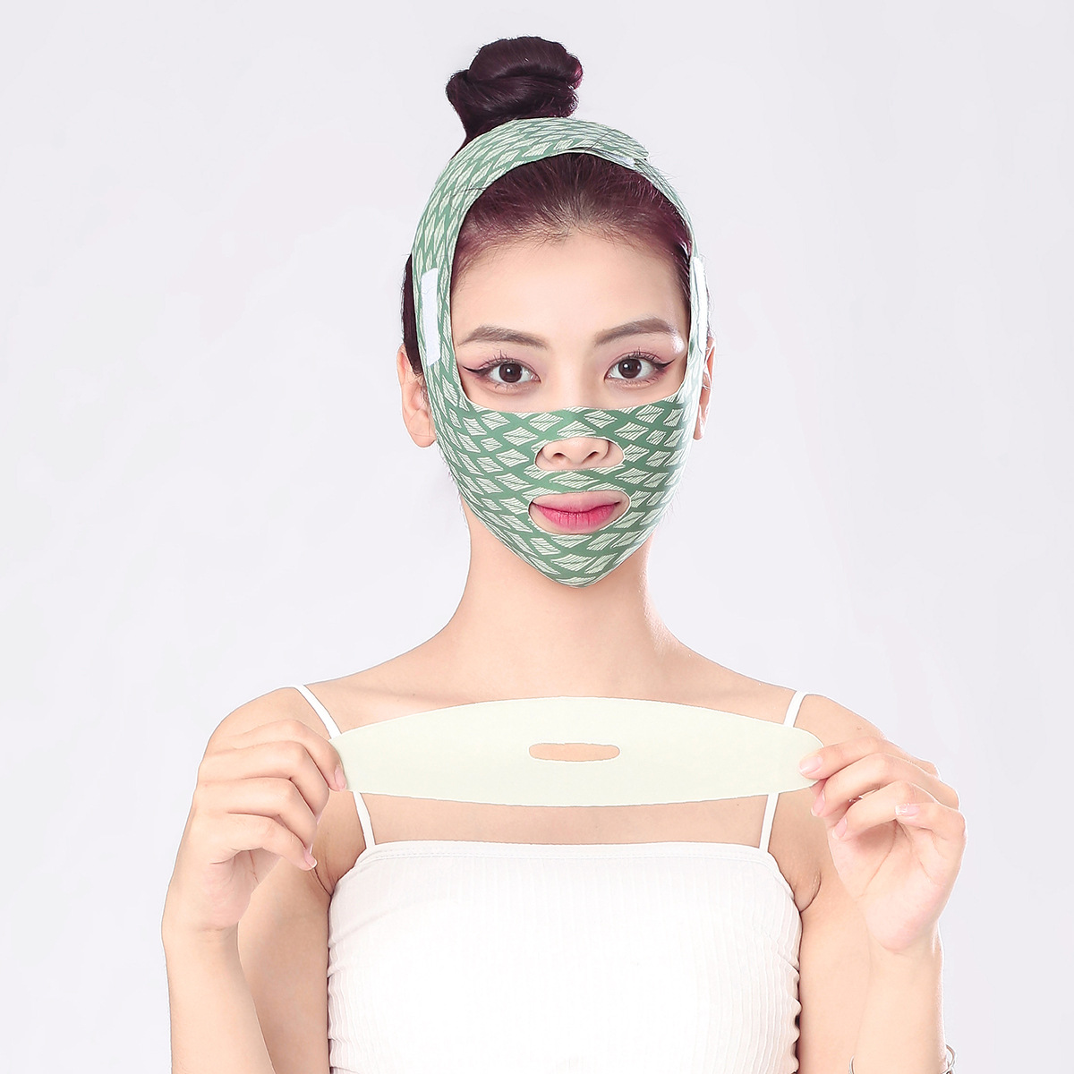 New V-face bandage beauty device, V-face mask face lifting, double chin V-shape face sculpting, V-face magic tool