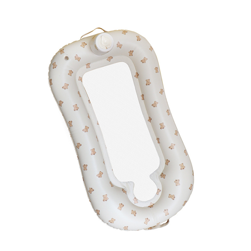 Cama de bebé inflable colchón portátil cama BB cama media madre con bebé cambiante mano cojín inflable cojín de baño de bebé cojín inflable