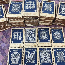 云南旅游特色木质冰箱贴文化创意手工纪念品新国潮民族风礼物