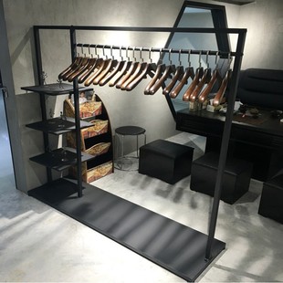 Clothing Store Display Rack Iron Clothes Hanger Floor-to-Floor Nakajima Shelf Simple Coat Rack Bedroom Clothes Rack