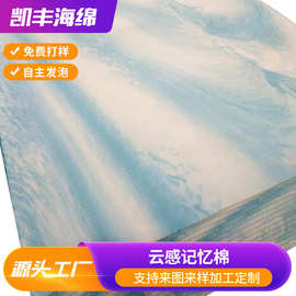 慢回弹记忆海棉加工定制枕芯家用民宿坐垫护颈枕云感回弹慢海绵