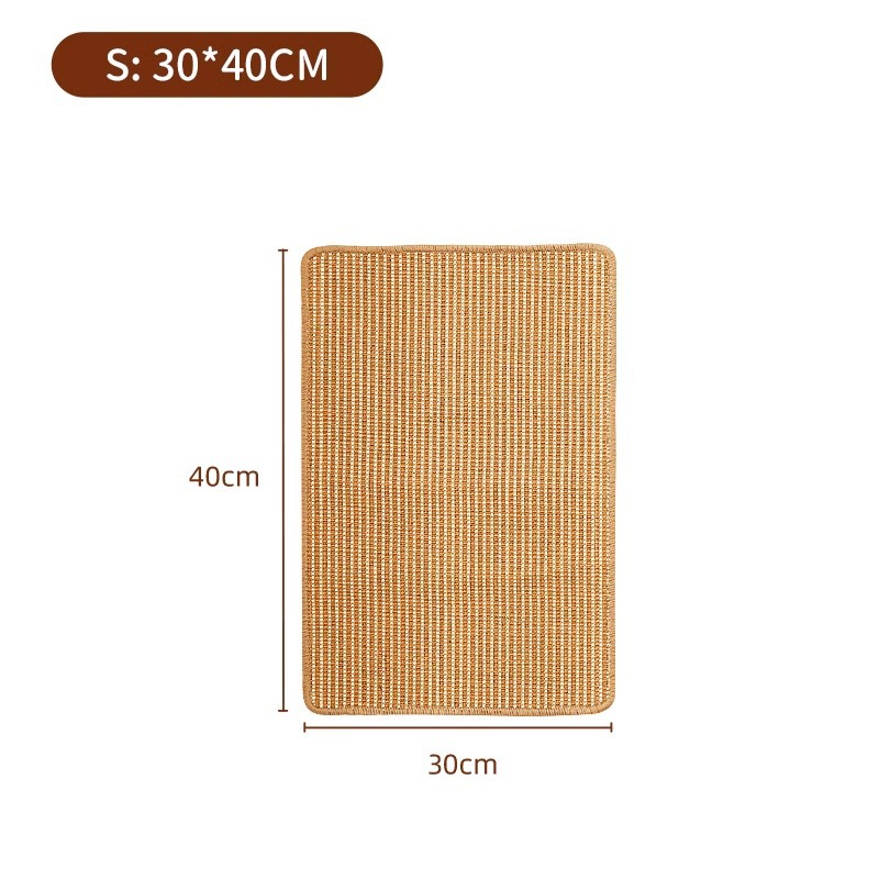 Tablero de agarre de gato de sisal Pegatina de pared vertical Alfombra de agarre de gato Pegatina de alfombra Sofá de pared Anti-captura de gato Sin astillas Pegatina de agarre de paño de agarre de gato