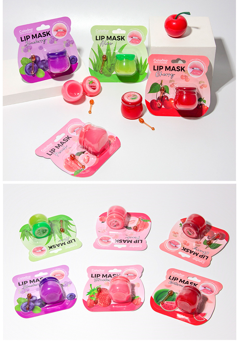 Customized moisturizing and nourishing gentle lip oil nourishes and hydrates, softens the stratum corneum, reduces lip lines, and cares for the lip mask. Genuine makeup undefined