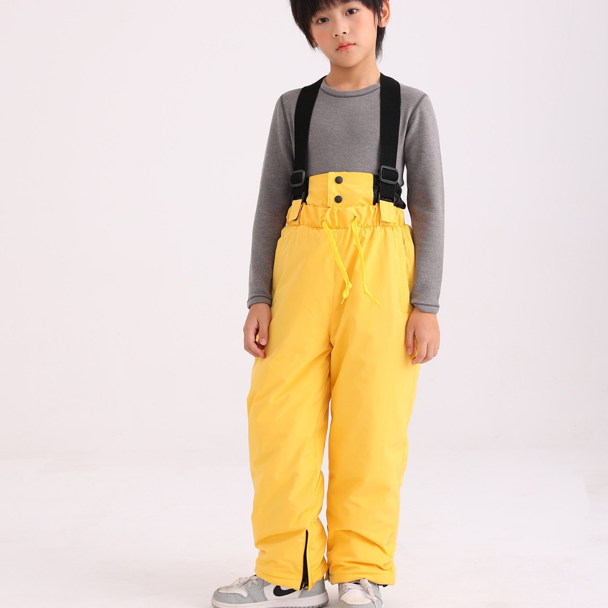 Children's Ski Suit Loose Ski Pants Winter Waterproof Windproof Warm Boys and Girls Overalls in Stock New Casual