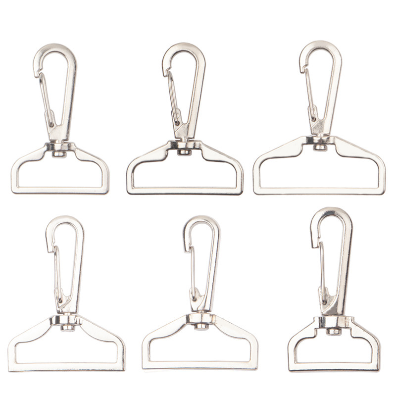 Fuente de fábrica de metal giratorio bolsa accesorios de hardware multi-especificaciones soporte de muestra gratuita