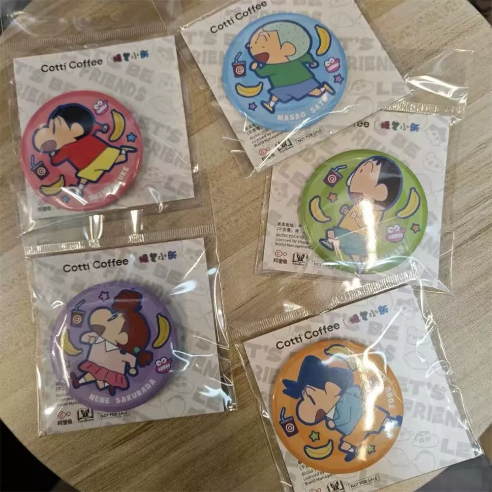 Новый Cody Crayon Shinchan 58mm бар милый высокий цвет школьный портфель декоративный брошь жести значок