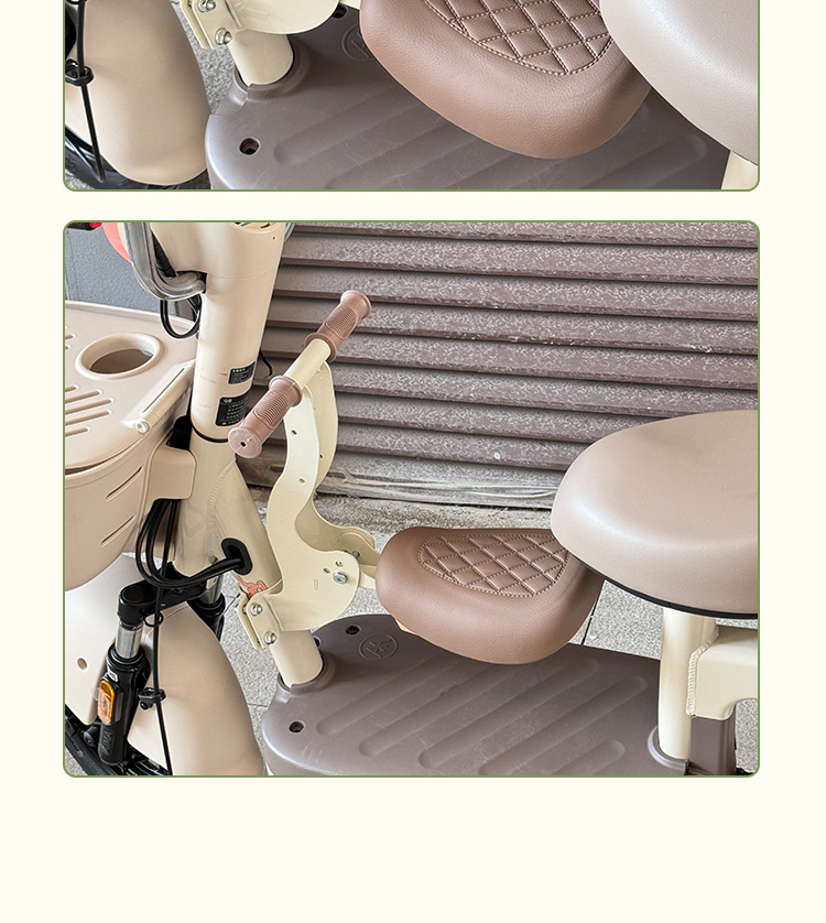 For Emma Kumai electric car front child seat universal foldable small battery car baby seat