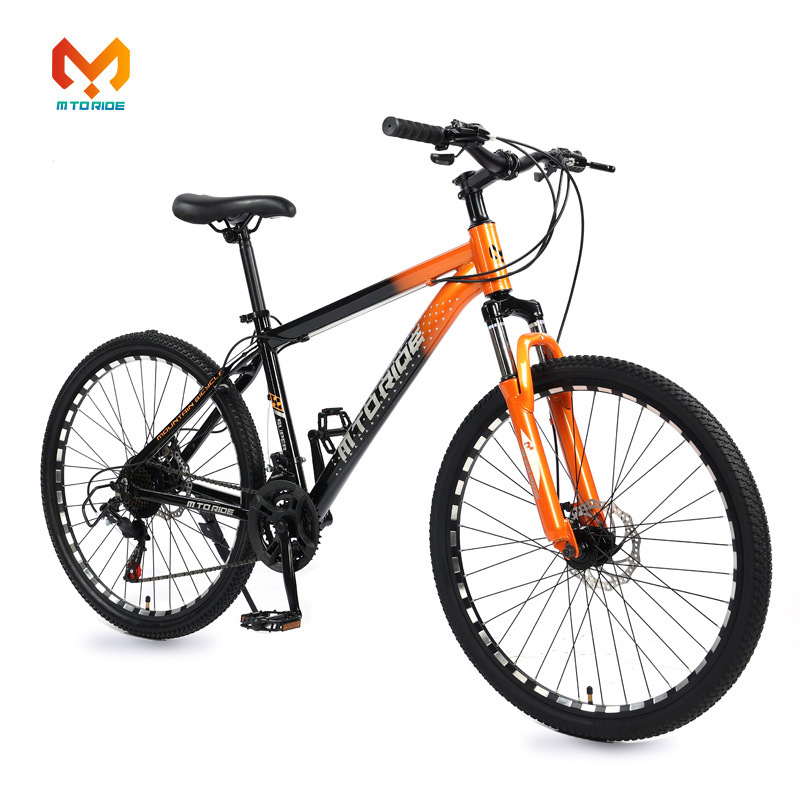 Work Style Bicycle Student Bicycle Shock Absorption Mountain Bike Aluminum Alloy Mountain Bike Logo Processing and Customization Work Style Bicycle Student Bicycle Shock Absorption Mountain Bike Aluminum Alloy Mountain Bike Logo Processing and Customization