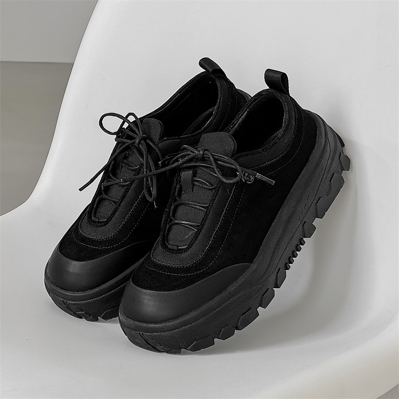 潮流机能鞋户外露营小众设计男鞋厚底增高耐磨百搭运动休闲工装鞋