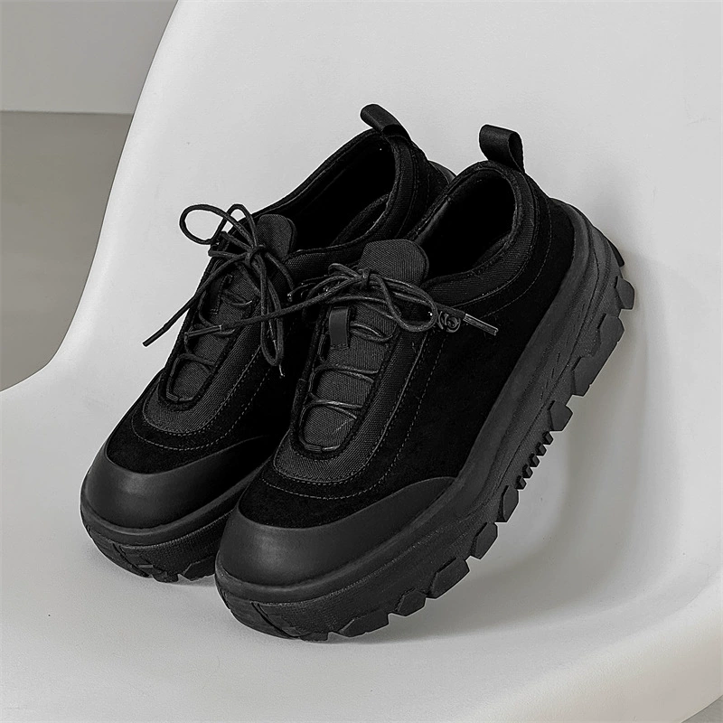 Тенденция машина обувь на открытом воздухе кемпинг нишевые дизайн мужская обувь толстая подошва увеличена износостойкая дикая спортивная повседневная обувь