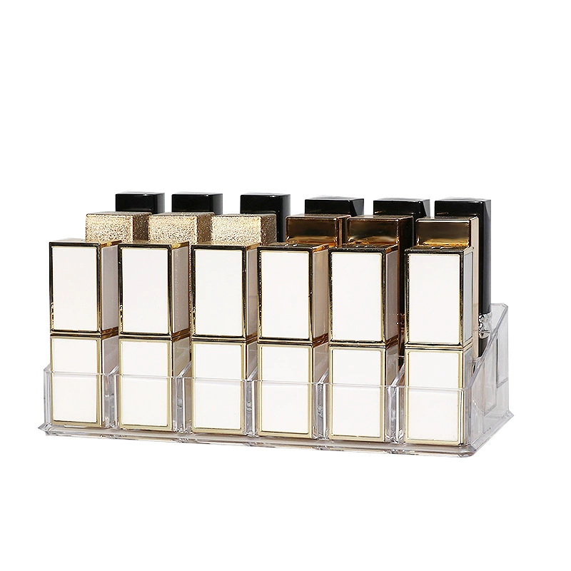 Lipstick, table storage box, transparent cosmetics, acrylic lip gloss