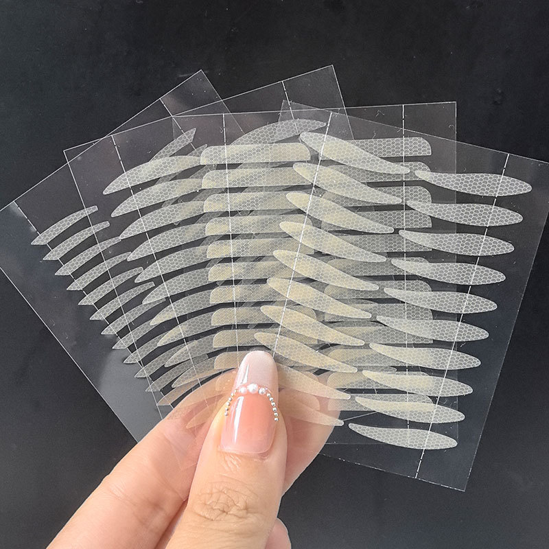 哑光双眼皮贴水滴防眼垂高粘隐形眼贴带切线肿泡眼眼皮松垮适用贴