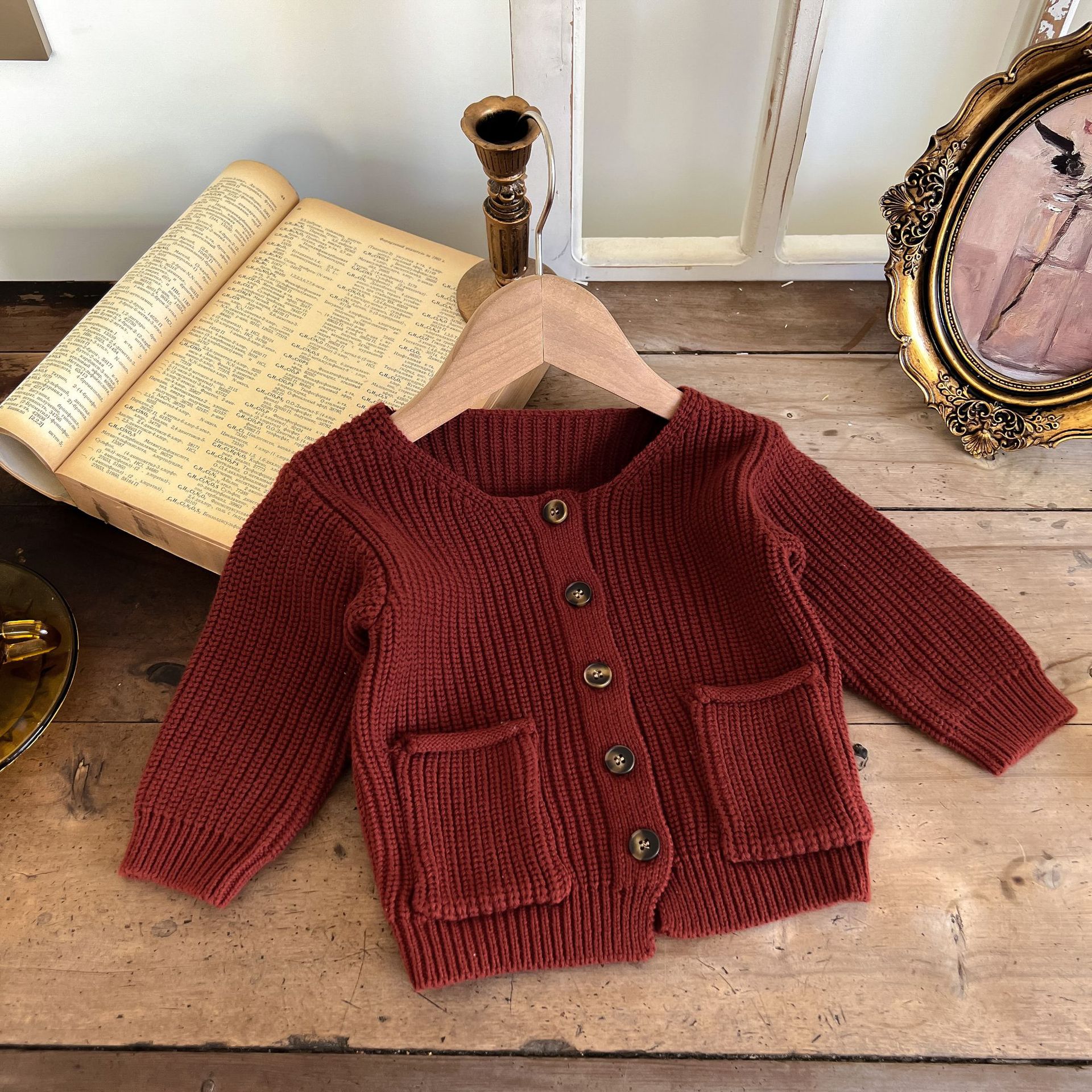 Title 7, Cardigan Tricoté pour Bébés et Tout-Petits Vest...