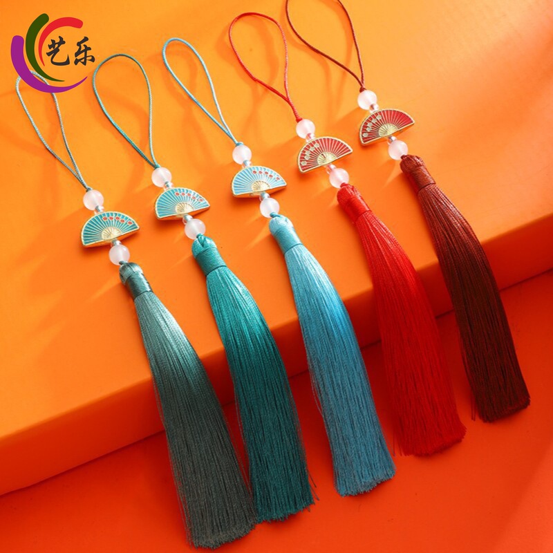 Factory Wholesale Fan-Shaped Tassel Cheongsam Hanfu Placket Accessory Dragon Boat Festival Packaging Gift Box Accessory Flute Tassel Factory Wholesale Fan-Shaped Tassel Cheongsam Hanfu Placket Accessory Dragon Boat Festival Packaging Gift Box Accessory Flute Tassel