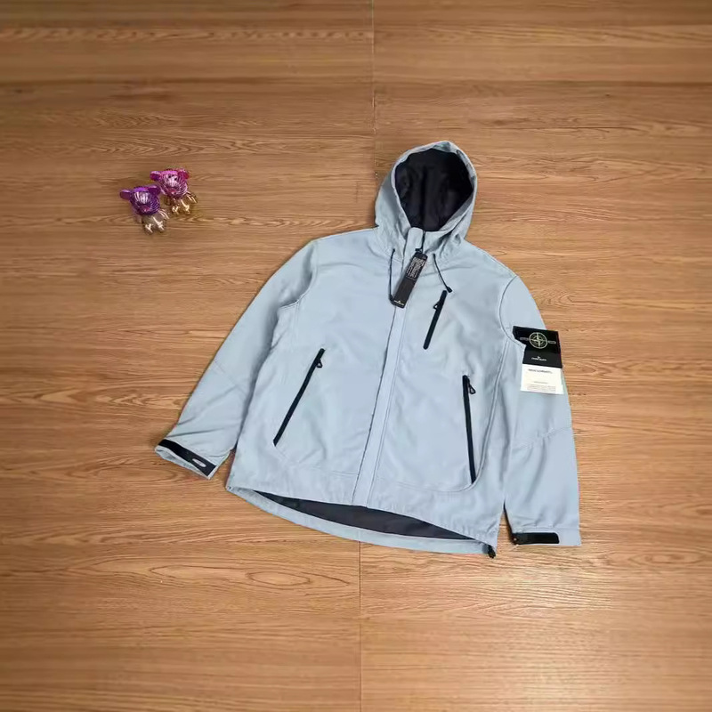 Std Autumn and Winter Soft Shell Functional Wind Zipper Jacket Urban Outdoor Fishing Climbing Hooded Jacket for Men