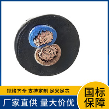 廠供國標橡套YZ軟電纜 純銅2/3/4/5芯工業家用絕緣防水耐磨橡皮線