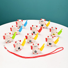 塑料尾巴陶瓷水鸟口哨可爱小猫咪熊猫哨子玩具吹鸟叫声旅游纪念品