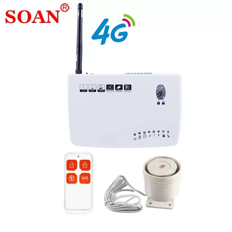 SOAN索安机房断电报警器220v断电电话报警器来电报警短信提醒