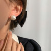 Earrings from pearl, 2022 collection, light luxury style