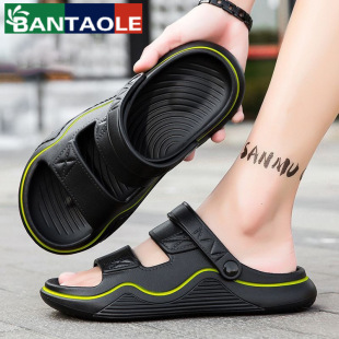 Sandals Men's New Summer Outer Wear Non-Slip Dual-Purpose Wading Driver Driving Casual Beach Slippers Men's Summer