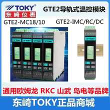 东崎GTE2导轨温度控制器模拟量采集模块485通讯PID调节温控表