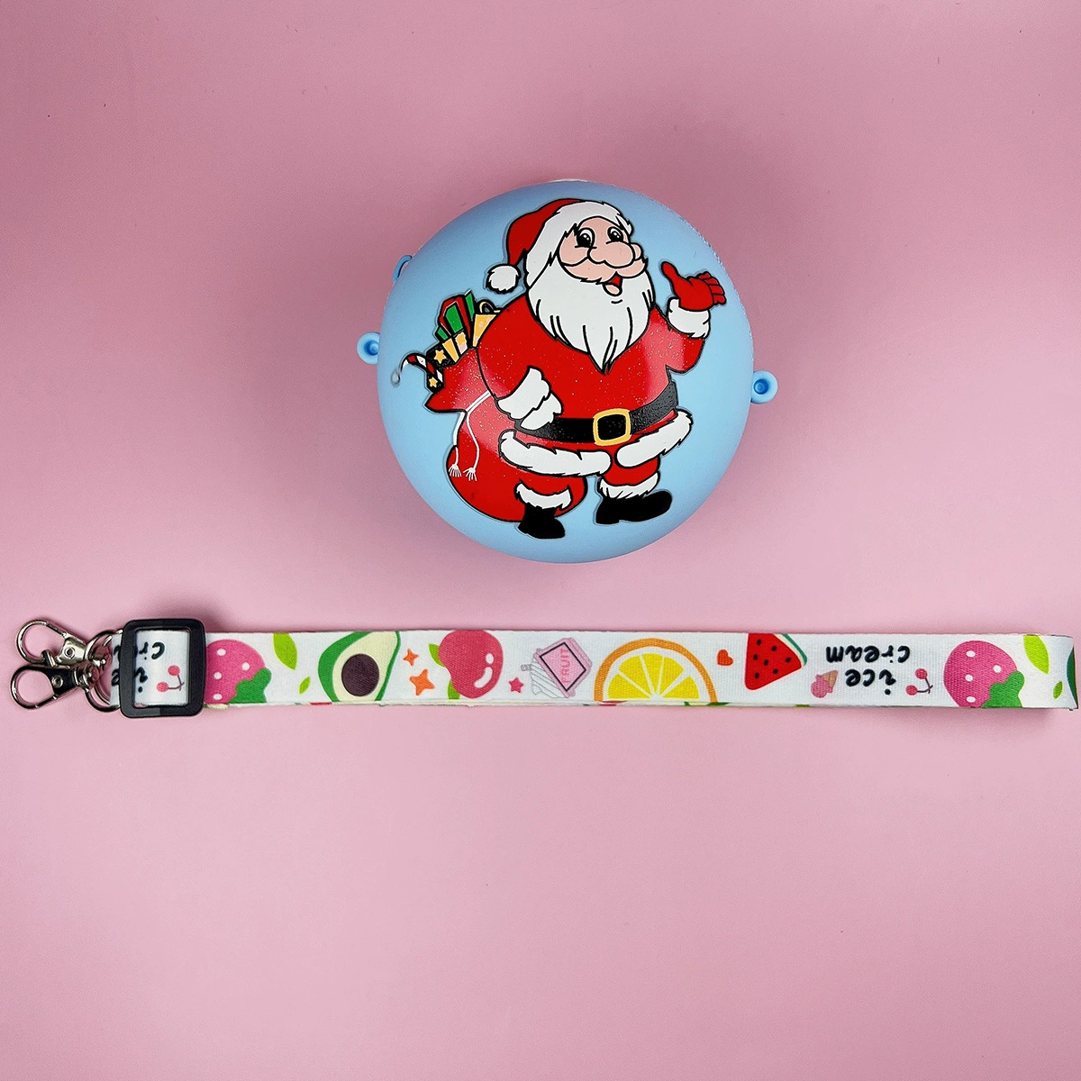 Cartoon wallet for elderly, card holder, coins, children's organizer bag, silicone one-shoulder bag, wholesale