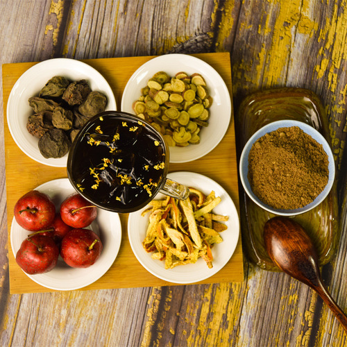 Sour Plum Powder Instant Sour Plum Soup Raw Material Full Cart Wholesale Shaanxi Specialty Wu Mei Juice Beverage Juice Powder Catering