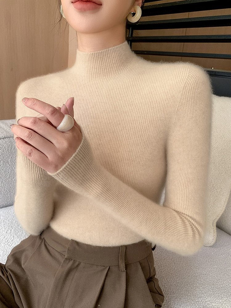 Woolen demi-season base sweater